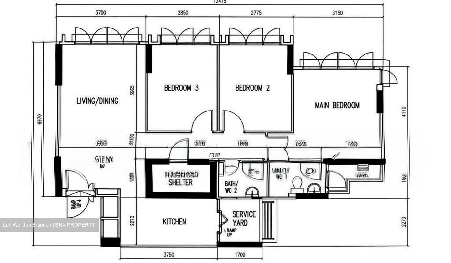 Blk 470A Hougang Parkview (Hougang), HDB 4 Rooms #626059361